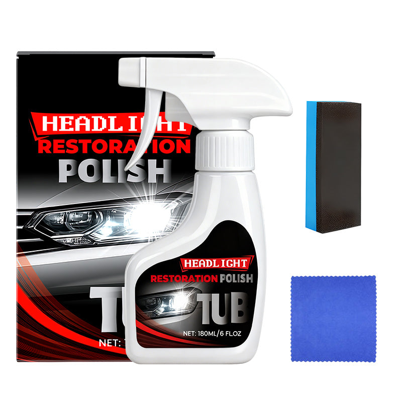 180ml Professional Car Headlight Restorer with Sponge