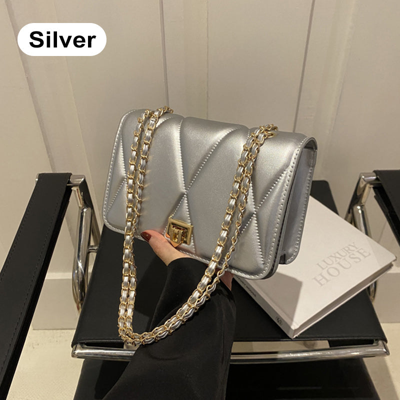 🔥50% OFF🔥 Elegant Lozenge Pattern Shoulder Bag