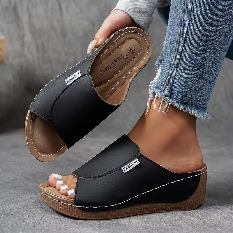 🔥 Hot Sales 50% OFF 🔥Women's Casual Wedge Slide Sandals