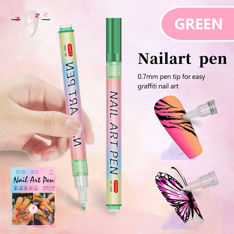 šChristmas Giftš12-Color Professional Nail Art Pen Set