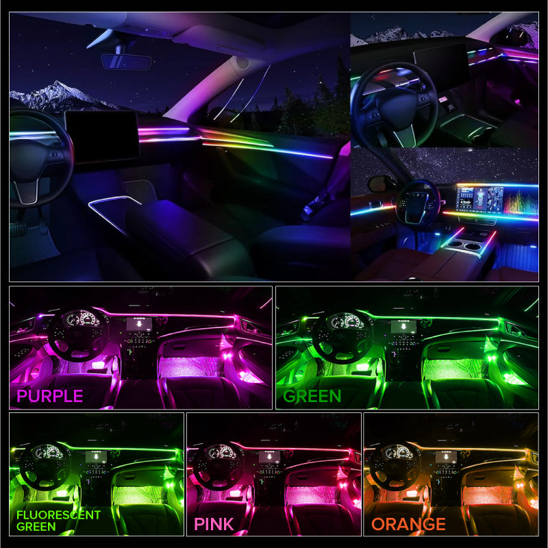 USB Connected Luxury Car Strip Lights