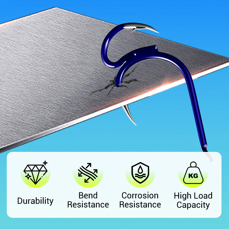 Classic Sharp Double Fishing Hooks