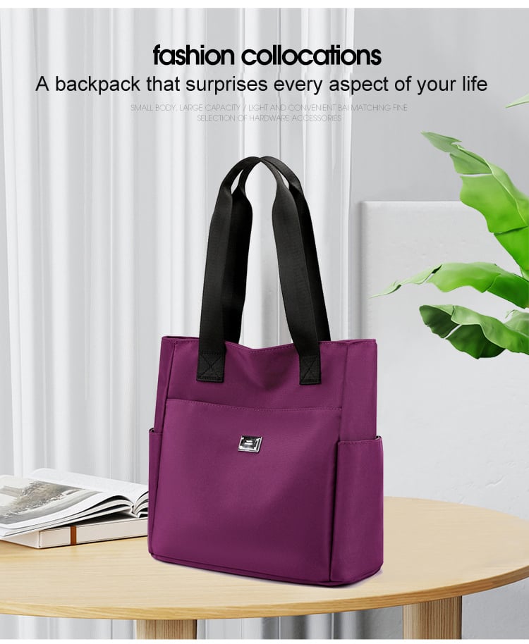 🔥Hot Sale🔥 2024 Large Capacity Waterproof Multi Pocket Nylon Shoulder Bag