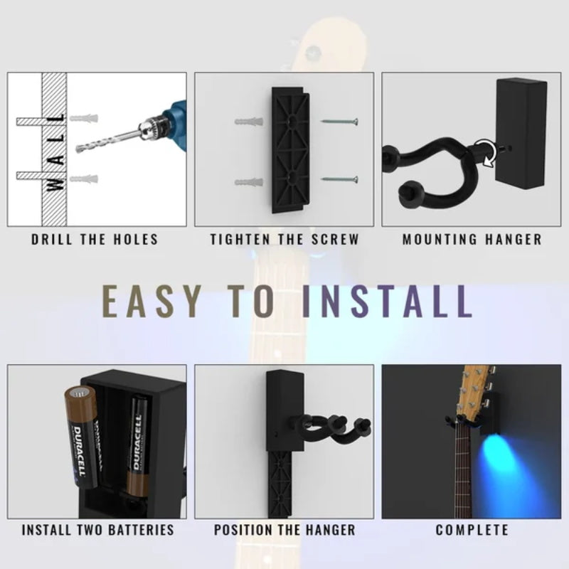 Guitar Holder with LED light