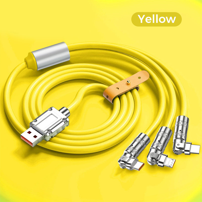 ⏳Time-limited Special⏰120W 3-In-1 180° Rotating Fast Charging Cable