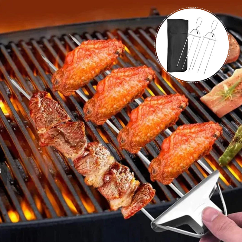 🔥Hot Sale 35% OFF🔥 3 Way Grill Skewers - GrillSavant