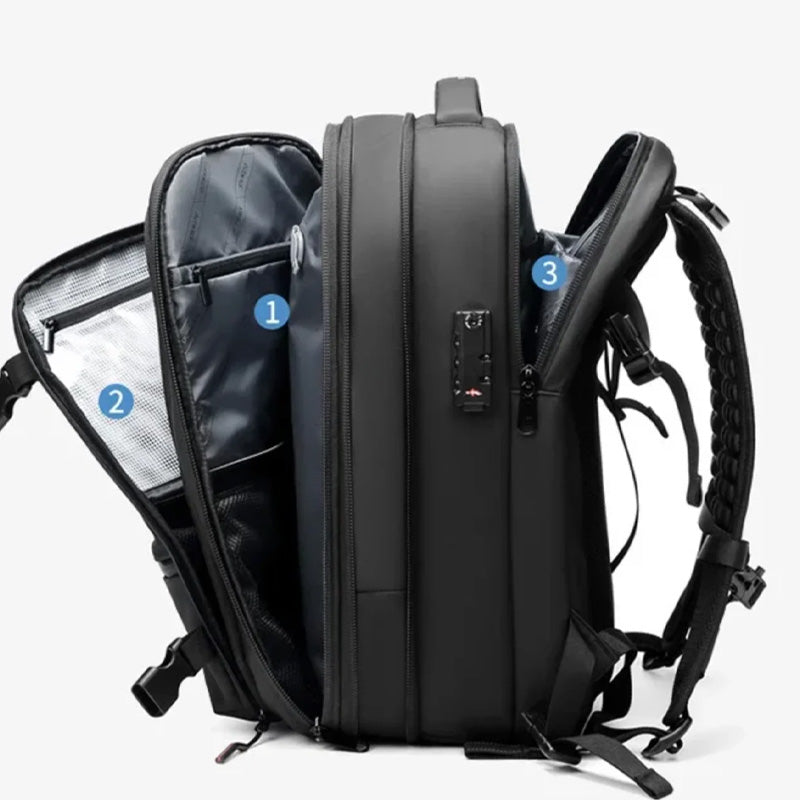 Expandable Large Capacity Travel Backpack