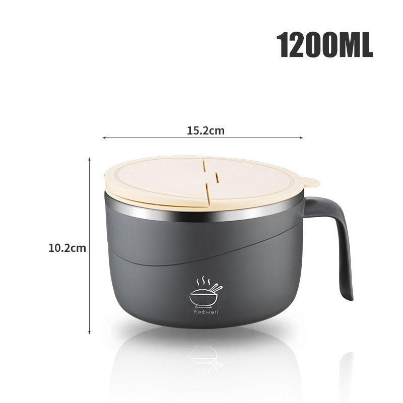 🔥50% OFF🔥304 Stainless Steel Insulated Ramen Bowl