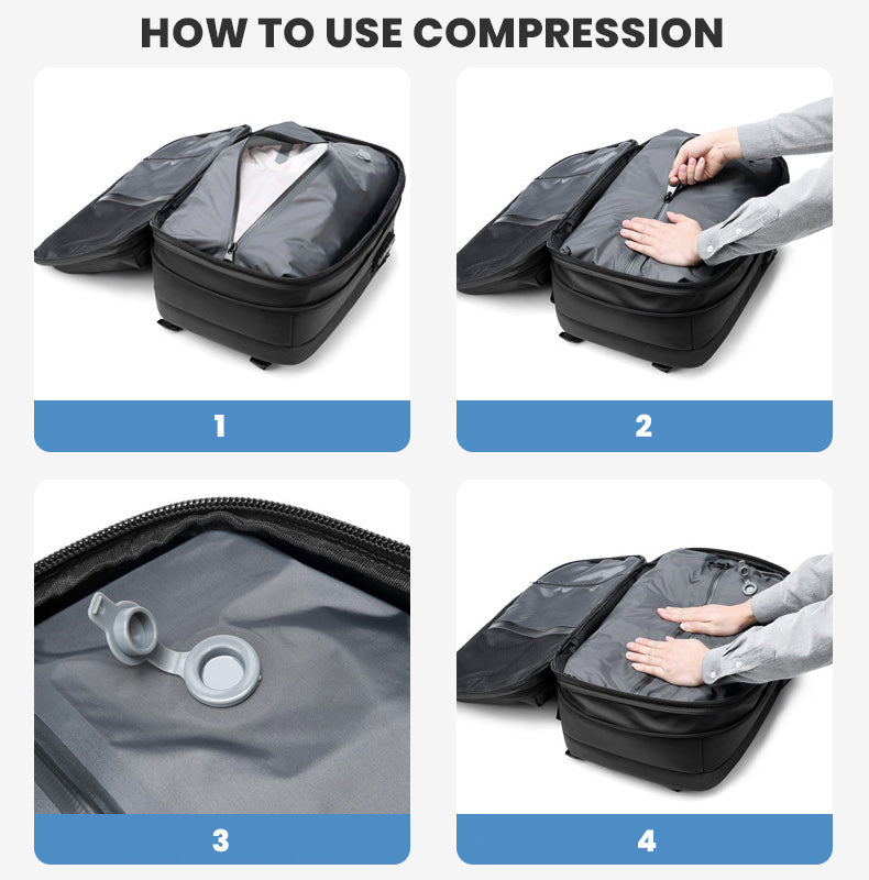 Expandable Large Capacity Travel Backpack