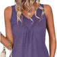 Women’s V-Neck Sleeveless Tank Top – Effortless Comfort & Chic Style! ✨👚