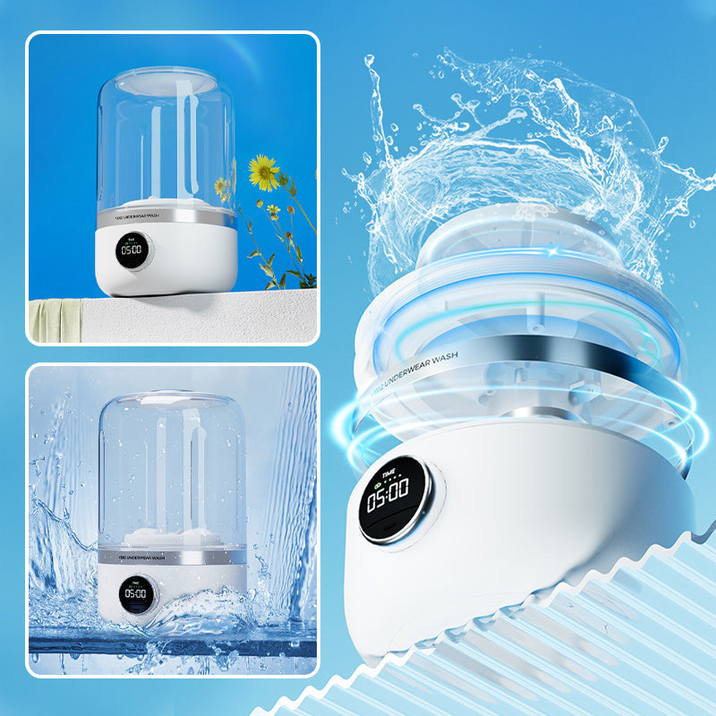 ⏳Time-limited Special⏰Portable Rechargeable Mini Washing Machine for Underwear！🩲