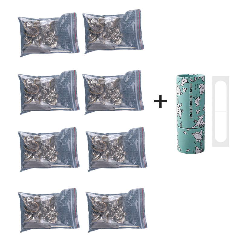 Removable No-Sew Jeans Buttons Set