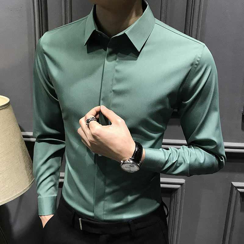 🔥Men's Wrinkle-Free Button-Down Shirt