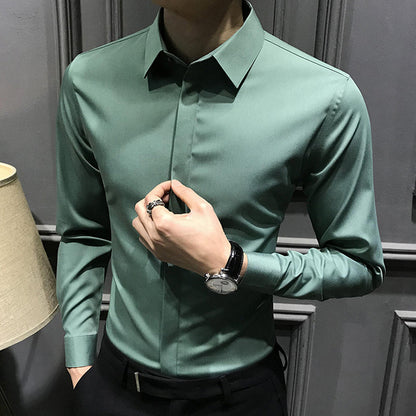 🔥Men's Wrinkle-Free Button-Down Shirt
