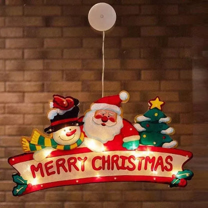 ⛄Christmas pre-sale🎄 Christmas Window Hanging Lights💡