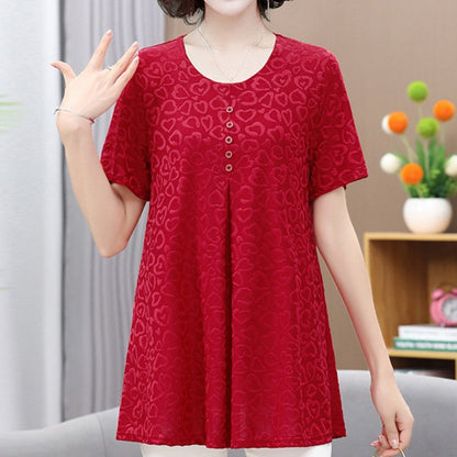 Women's Summer Loose Short Sleeve T-Shirt（50% OFF）