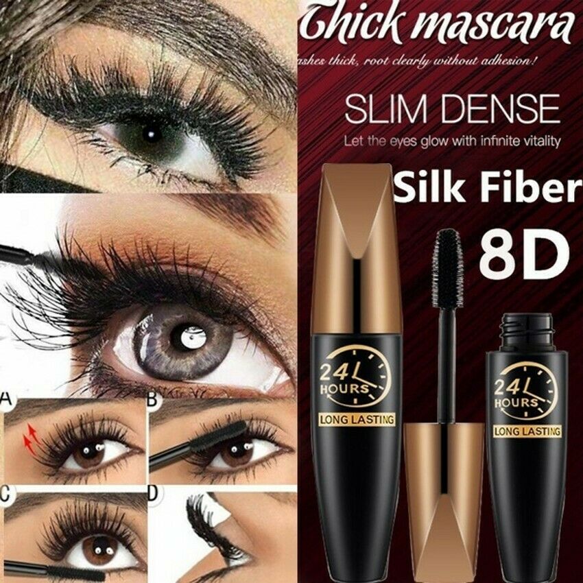 ✨New Arrivals✨4D Waterproof Silk Fiber Thick Lengthening Mascara