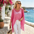 💐Summer Metallic Crochet Cover-Up – Lightweight, Flowy & Effortlessly Stylish summer outfit