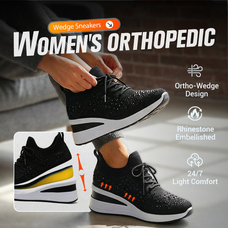 👟 Rhinestones-Embellished Breathable Mesh Sneakers – Sparkle Design, Airy Comfort & Grippy Soles ✨