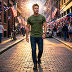 👕 Men's Athletic Fit Crew Neck Tee – Breathable Cotton, Perfect Stretch & Versatile Gym to Street ✨