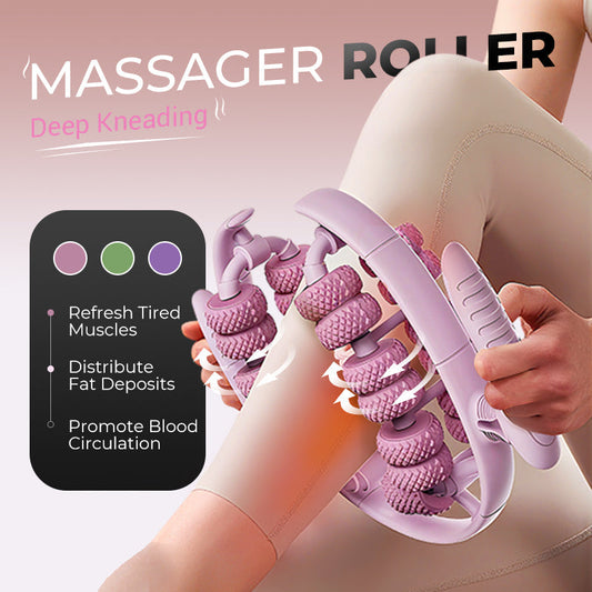 🔥 Leg Massager Roller - Ultimate Muscle Relief|Buy 3 Get 1 Free💆‍♀️✨