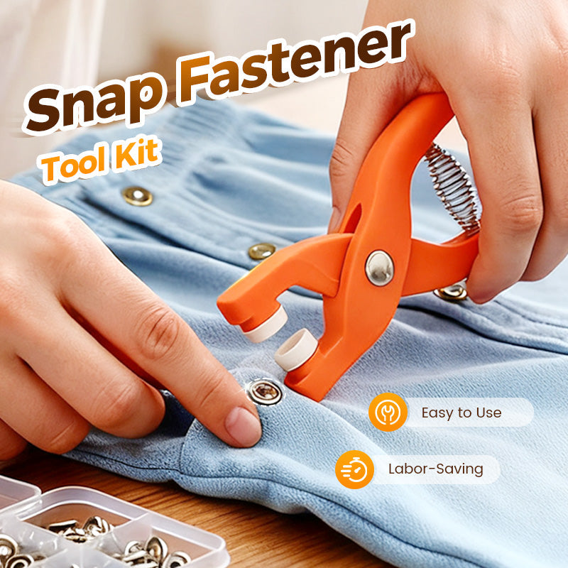 🔥Metal Snap Buttons with Fastener Plier Tool Kit