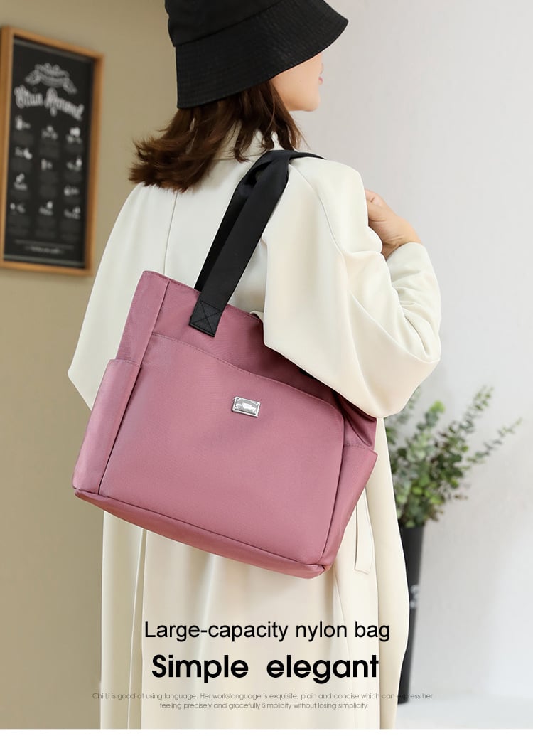 🔥Hot Sale🔥 2024 Large Capacity Waterproof Multi Pocket Nylon Shoulder Bag