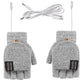 Winter USB Heated Warm Knitted Gloves