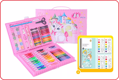 💗Deluxe 6-In-1 Art Creativity Set🎁The Best Present For Kids