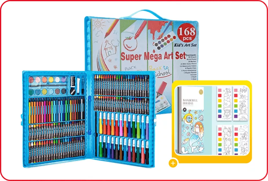 💗Deluxe 6-In-1 Art Creativity Set🎁The Best Present For Kids