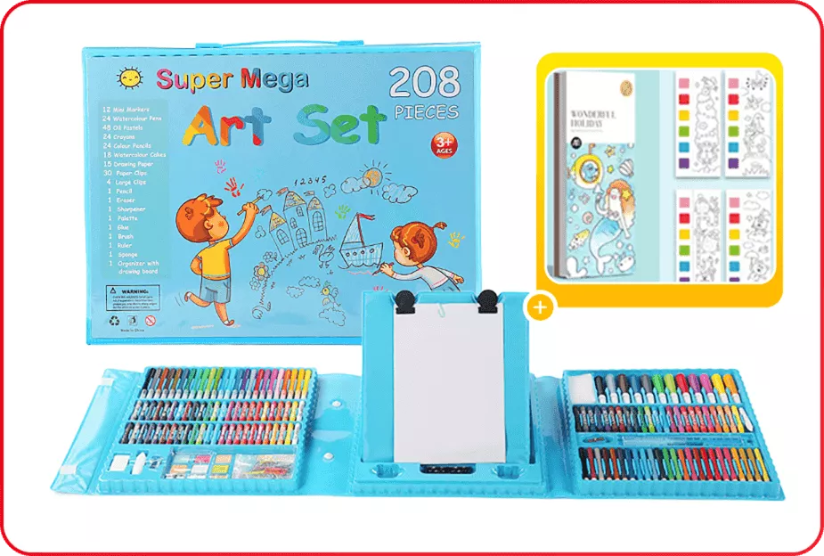 💗Deluxe 6-In-1 Art Creativity Set🎁The Best Present For Kids