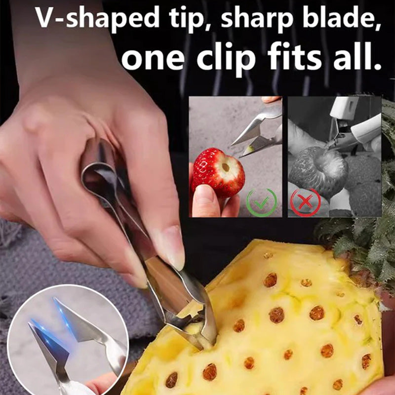 Multi-Functional Fruit And Vegetable Stem Remover Clip