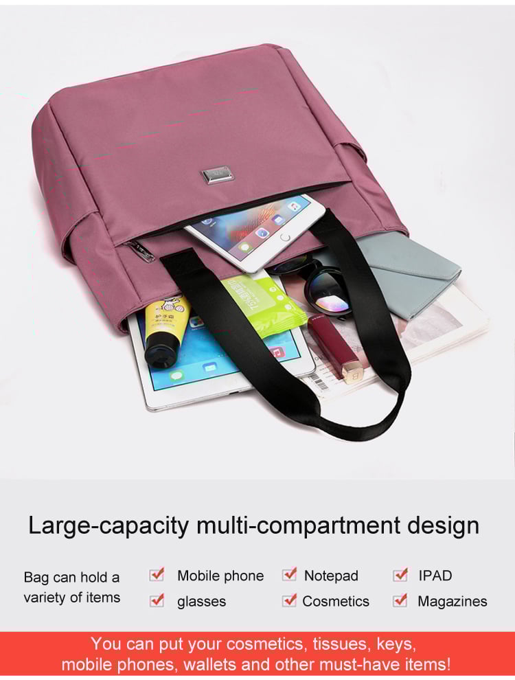 🔥Hot Sale🔥 2024 Large Capacity Waterproof Multi Pocket Nylon Shoulder Bag