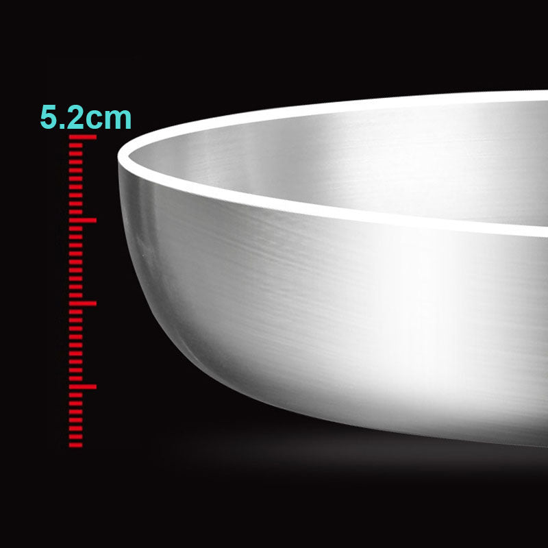 🔥Free Shipping🔥Multi Functional Non-coated Stainless Steel Frying Pan