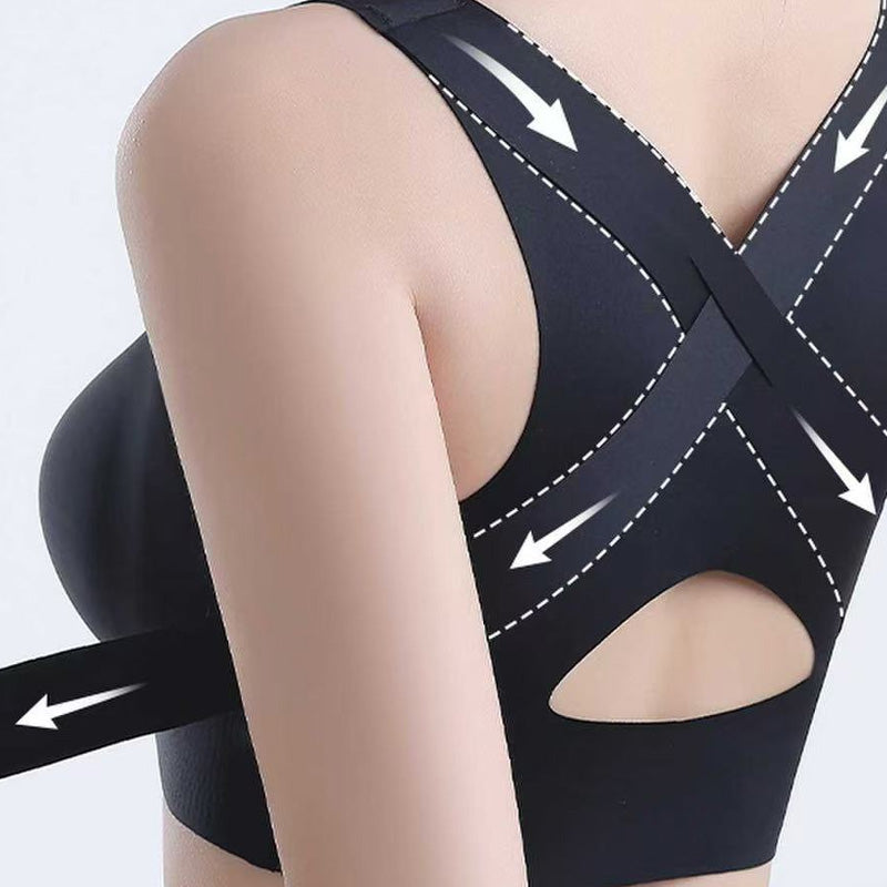 💕Women's Front Closure Seamless Back Support Posture Bra🎁