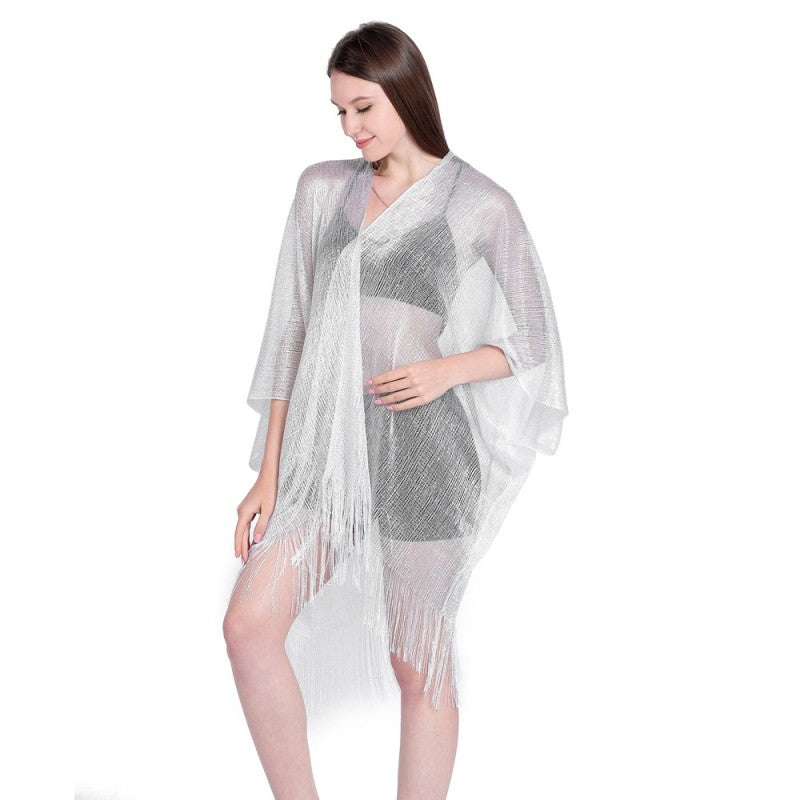 Sparkling Tassel Shawl