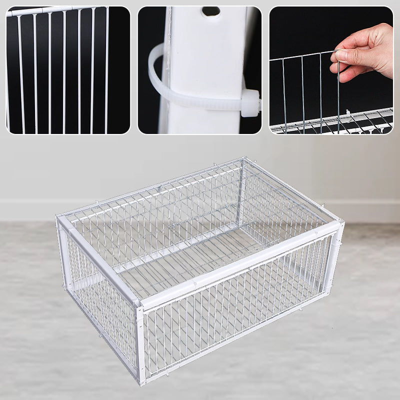 AutoTrap Bird Cage - Entry Only, No Exit, With Base