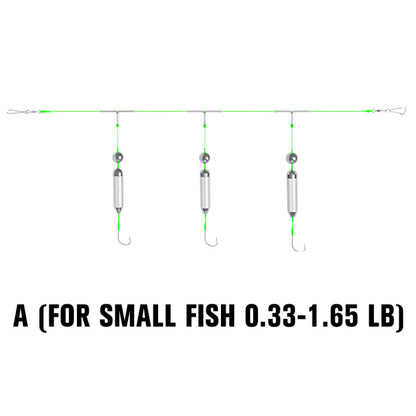 3 Hooks Anti Drift Bottom Fishing Rig