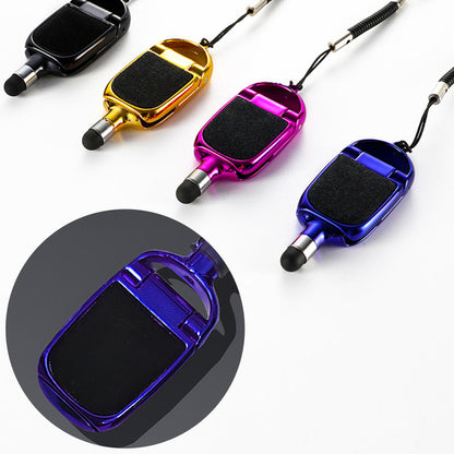 Multi-function Mobile Phone Stand with Stylus Pen and Screen Wipe Function