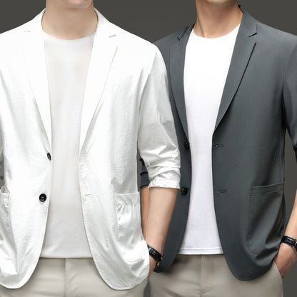 Men's Summer Lightweight Suit Jacket