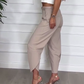 Women's Solid Color Tapered Pants