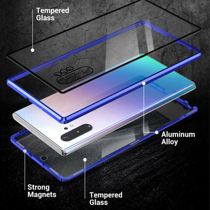 Anti-peeping Magnetic Tempered Glass Double-sided Phone Case For Samsung S25-21 Series