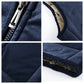 Men's Trendy Warm Solid Color Vest with Zipper
