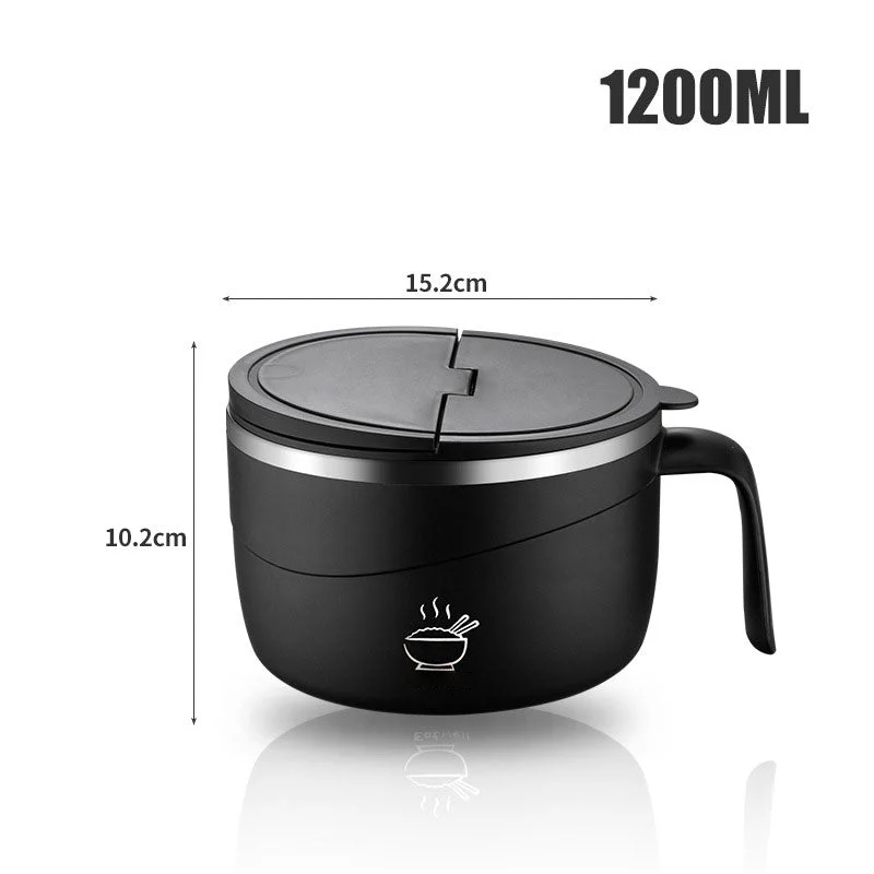 🔥50% OFF🔥304 Stainless Steel Insulated Ramen Bowl