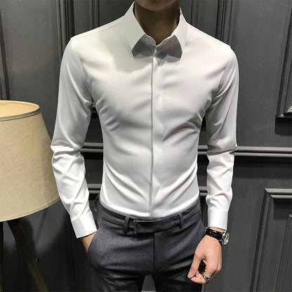 🔥Men's Wrinkle-Free Button-Down Shirt