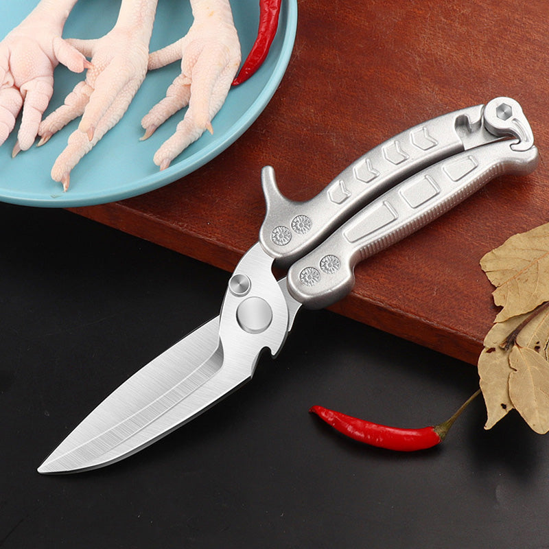🎁Hot Sale 50% OFF⏳All-steel Multi-function Kitchen Scissors for Chicken and Meat Cutting