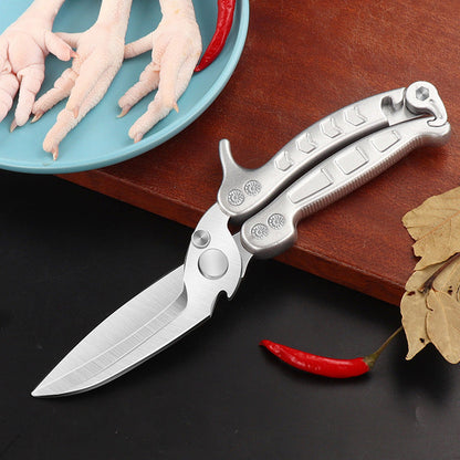 🎁Hot Sale 50% OFF⏳All-steel Multi-function Kitchen Scissors for Chicken and Meat Cutting