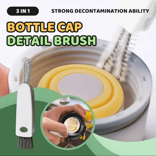 3 in 1 Bottle Cap Detail Brush