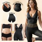 🌸High-Stretch V-Neck Jumpsuit – All-day ease for fitness & beyond. Breathable, flexible & effortlessly chic. Your go-to for movement. 🧘‍♀️💫
