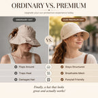 👒Women's Breathable Adjustable Ponytail Sun Hat